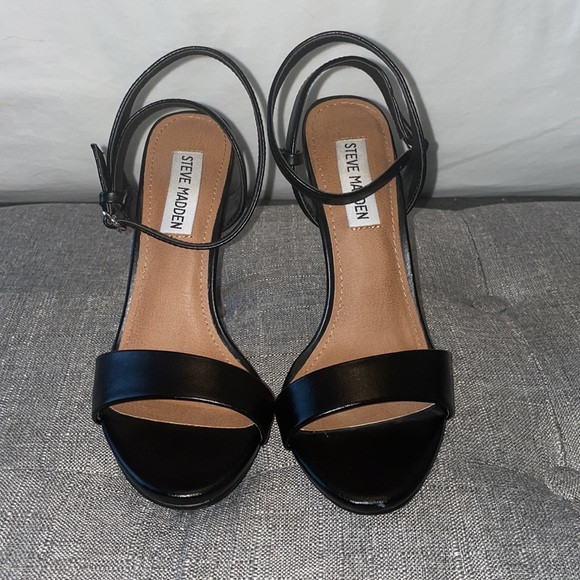 Steve Madden Shoes - Steve Madden Reno heel/sandal - black - SZ 6.5